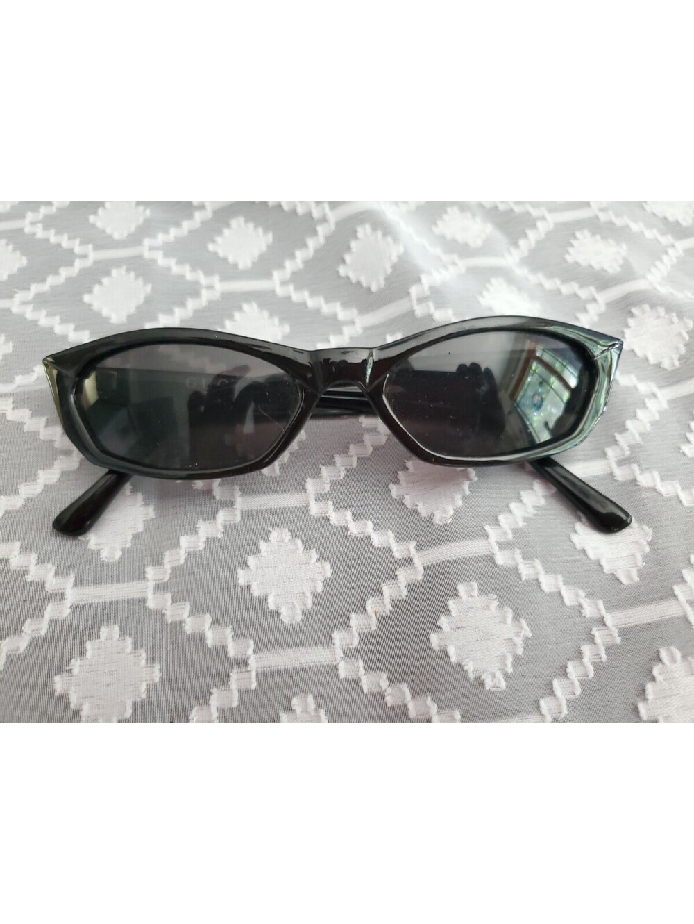Gucci Y2k Era Black Rectangle Sunglasses